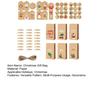24Pcs/Set Christmas Gift Bag Santa Claus Snowman Deer Pattern Paper Treat Boxes Candy Packaging Festive Goodie Bags Decoration
