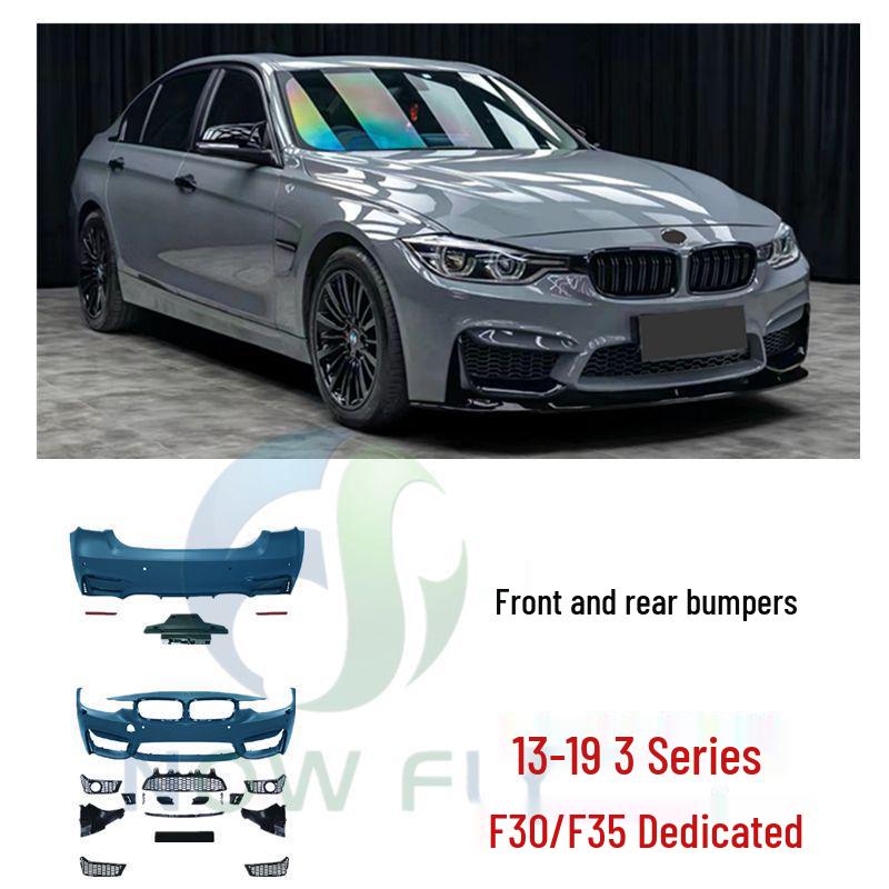 BMW 3 Series (2013-2019) M3 Conversion Kit: Front/Rear Bumpers, Side Bumpers, Hood & Fenders (F30/F35).