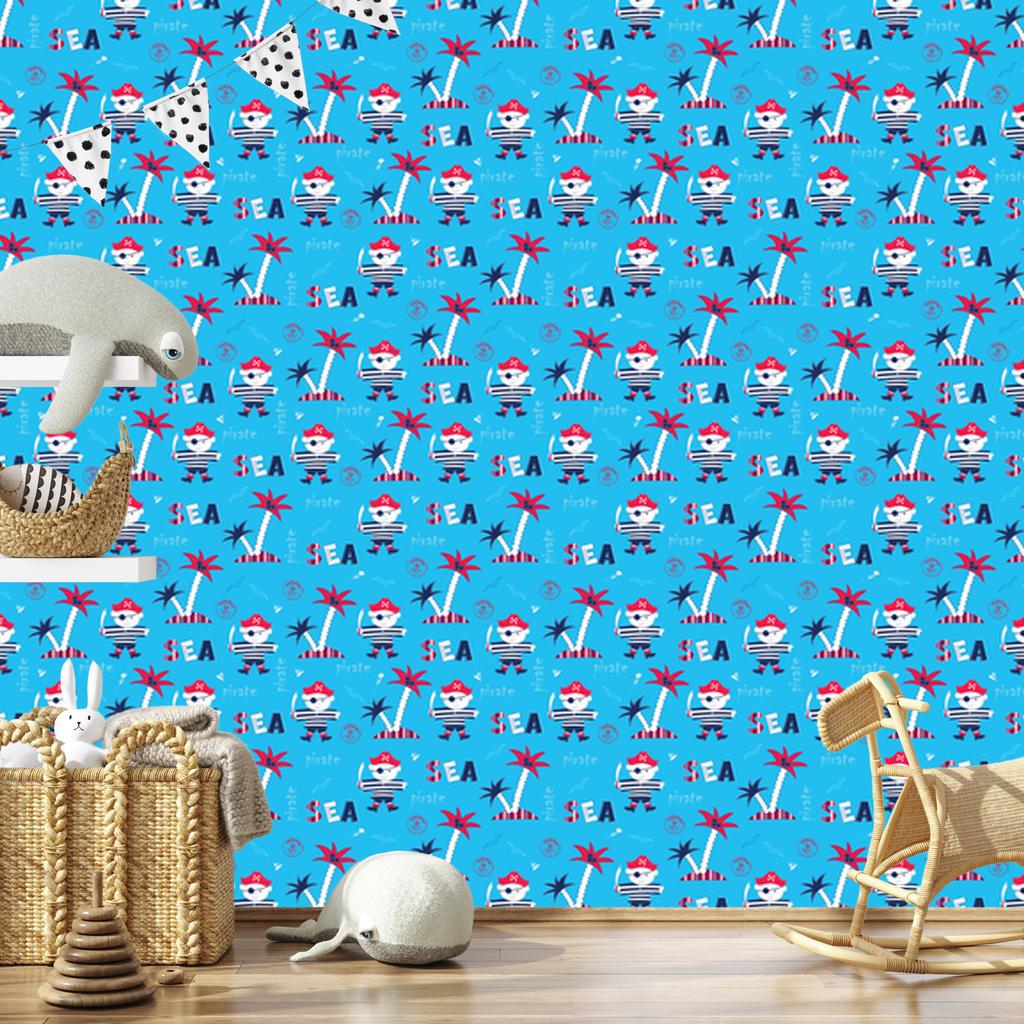 Pirates wallpaper for living room and bedroom 50x1000