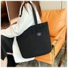 2025 Einfarbige Schlichte Schultertasche Tote Shopping-Tasche mit Großem Fassungsvermögen