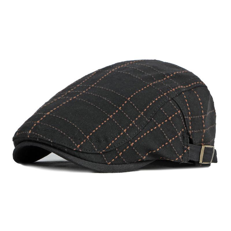 Britské retro barety pro muže Newsboy kšiltovky jaro podzim pléd baret Gatsby Painters Klobouky Driver Ivy Hat Gorro Hombre Boina