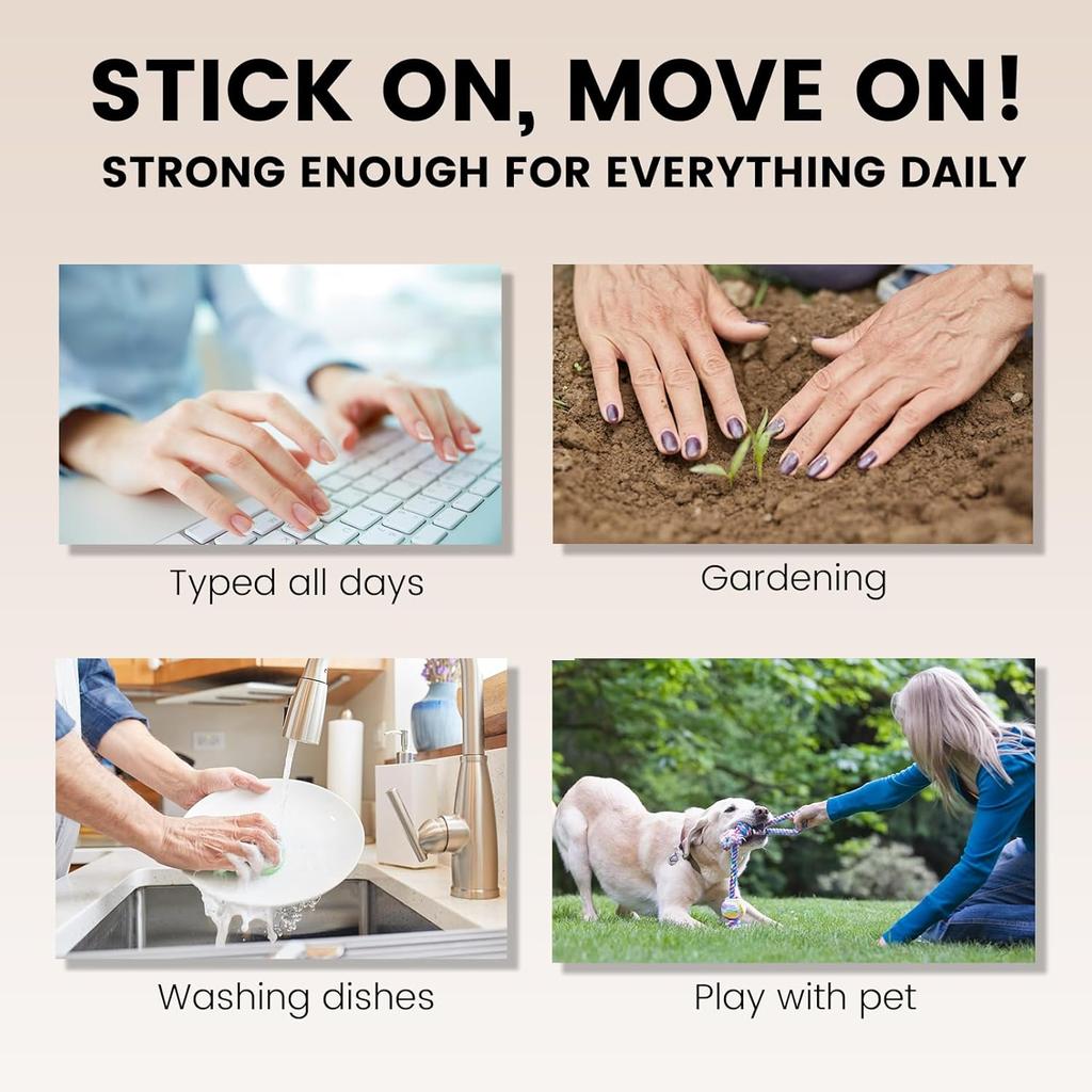 French False Nails, Medium Long Square Press On Nails with Glue 24pcs Pink Ballet Design Pink Fake Nails Gift for Women Girls (French Ballet