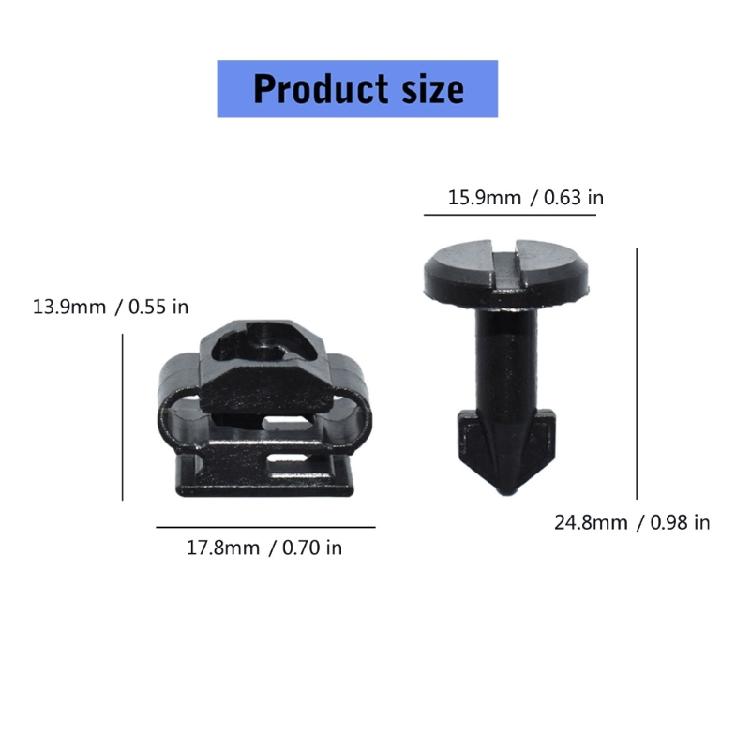Reusable Automotive Fastening Clips Quick Snap On Design Time Saving Vehicle Interior Upgrades 91501-SS8-A01 91601SS8A01