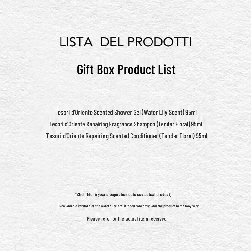 Tesori D'oriente Romantic Floral Travel Bath & Body Set