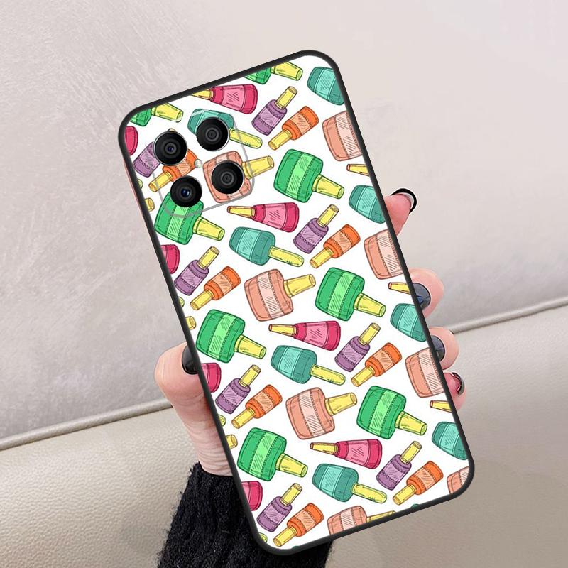 Beautiful Nail Polish Enamel Color For Honor Magic 8 Pro 6 7 Lite Case For Honor Win RT 400 200 50 70 90 X8c X8b X9a X9b X9c X9d