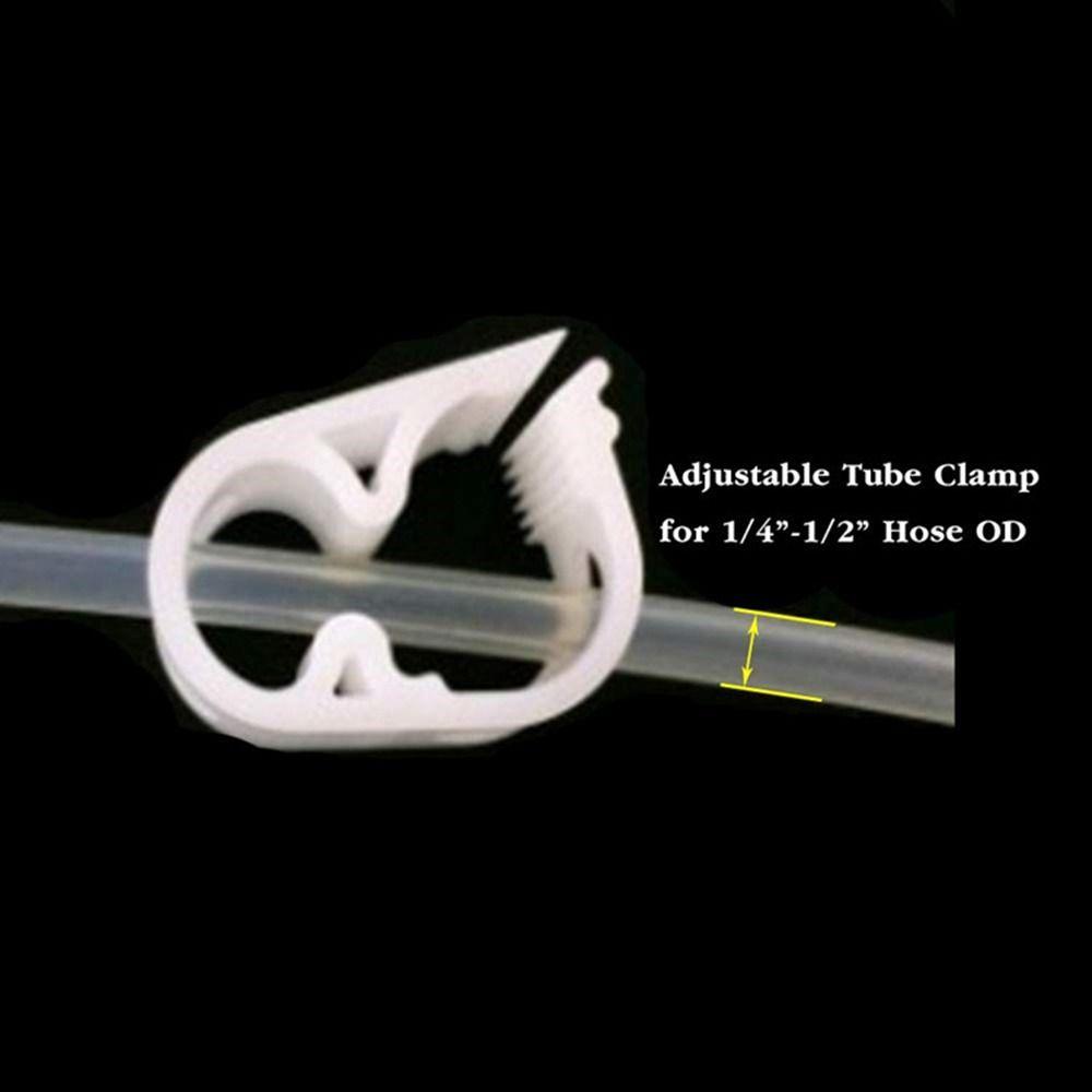 10PCS Plastic Plastic Tubing Clamps 6~12mm/1/4"~1/2" Flow Control Hose Clamp  Infusion Bottle