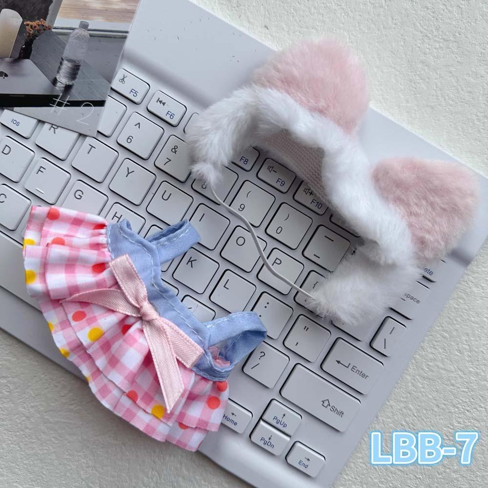 

1 set Replacement Sitting Labubu Doll Clothes Collection 17cm Plush Doll s Clothes Kids Girls Toys Style 7