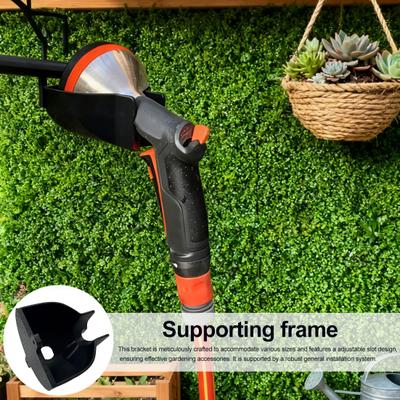 Supporto da Parete per Ugello Tubo da Giardino Stampa 3D Staffa Universale per Spruzzatore Gancio per Tubo da Esterno per Giardino Cortile Irrigazione Patio