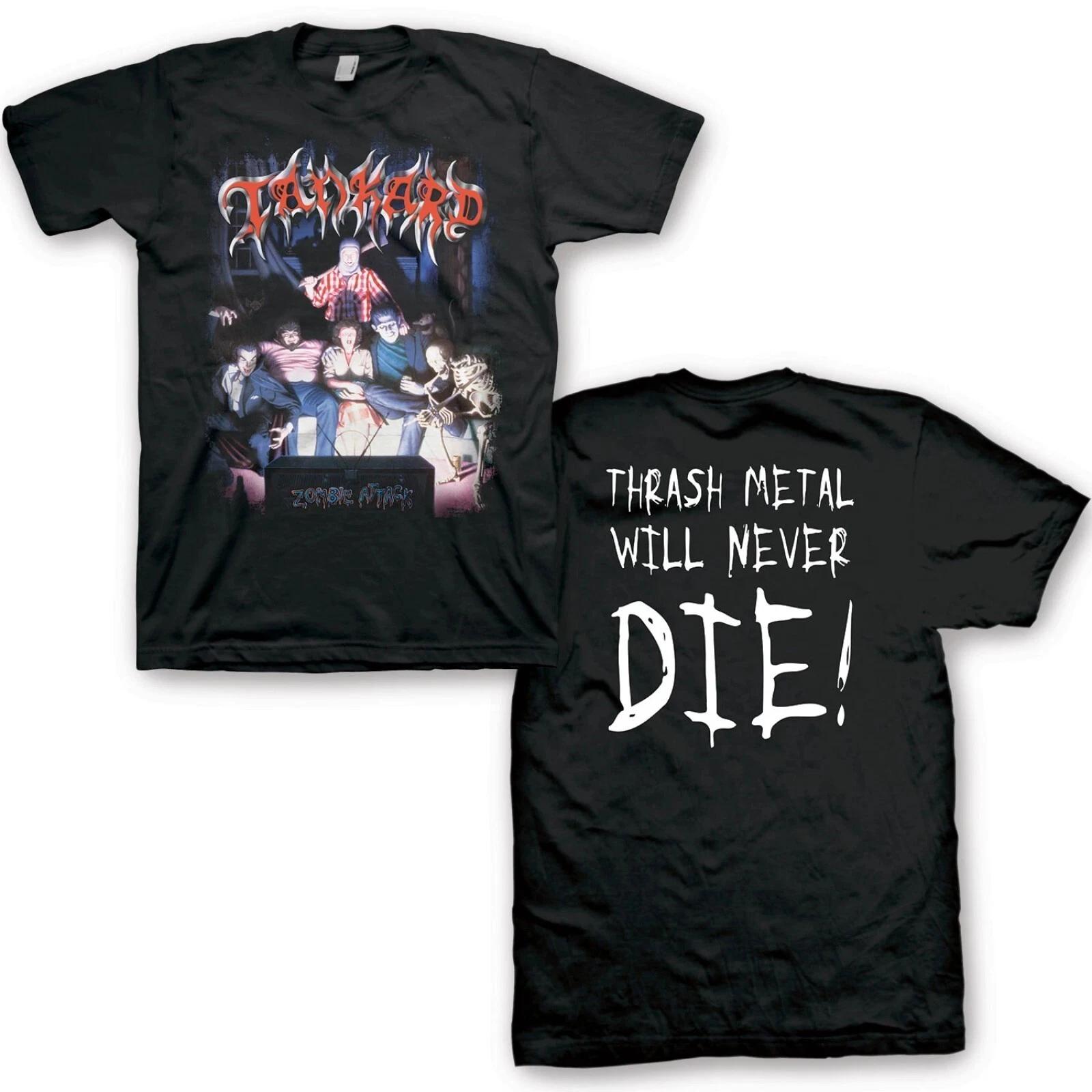 TANKARD cd cvr ZOMBIE ATTACK Official SHIRT XL New trash metal will never die! 2XL