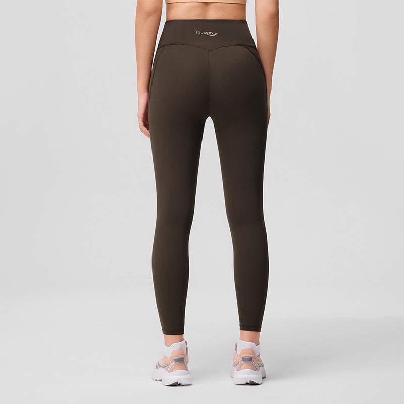 Saucony Sports Pants Women's Oak Tree Brown SC1249008DY-CO47