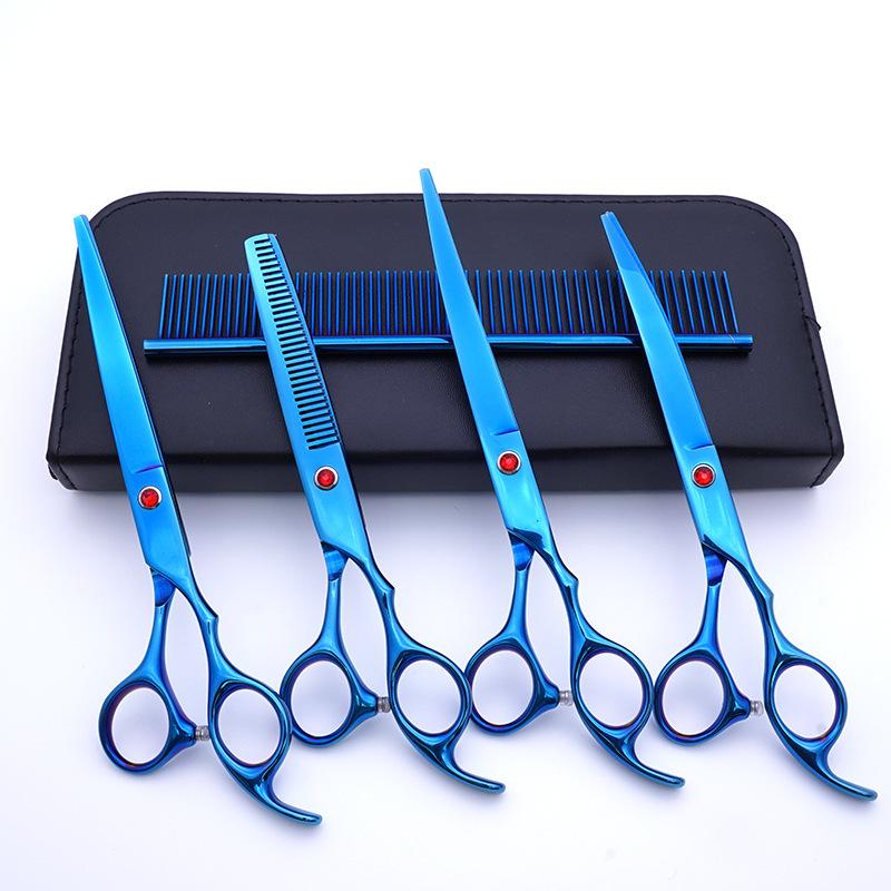 Teddy Dog 6-Inch Stainless Steel Grooming Scissors Set