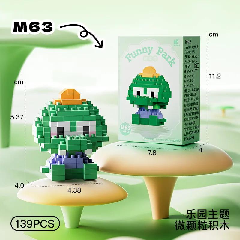 Disney Princess Micro Building Blocks Mickey Mouse Winnie Friend Figure Donald Duck 60 Style Assembled Mini Brick Toys For Kids