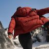 Women's Loose Fit Detachable Hood Short Down Jacket