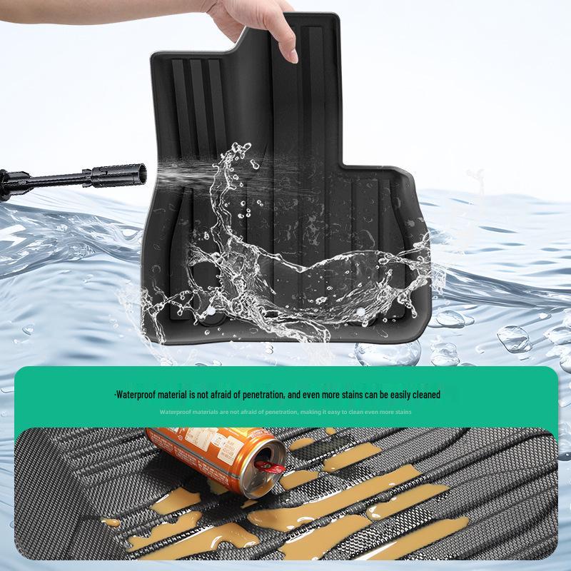 TPE All-Weather Floor Mats & Trunk Mat for BYD Fangchengbao Yangwang U7 Cars.