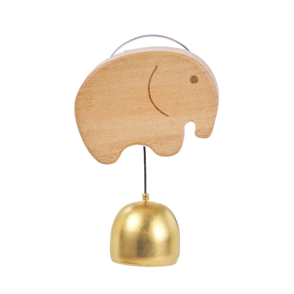 Suction Cup Animal Shaped Wind Chime Brass Collision Bell Entry Reminder Bell Pendant  Front Door