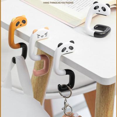 Portable Travel Plastic Bag Cute Hook Table Holder Hooks Bag Purse Hanger Handbag Hook Purse Home Organizer
