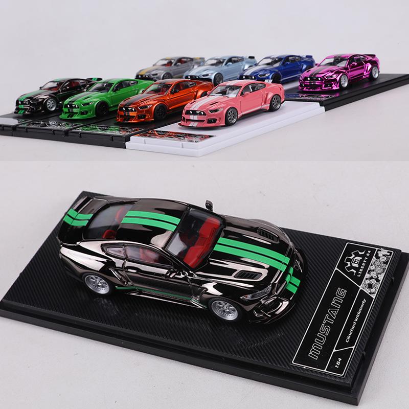 Liberty 1:64 Ford Mustang GT Widebody Alloy Simulation Car Model Toy Collection Display Piece