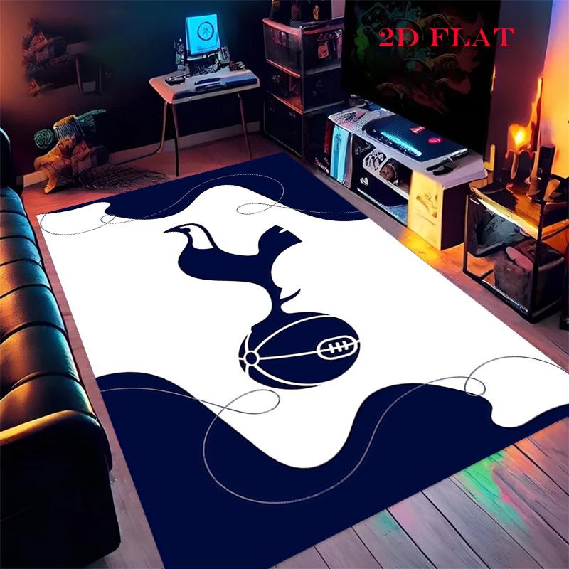 Tottenhamo logotipas Kilimas Svetainės Miegamojo Namų Sofos Dekoravimui, Vaikų žaidimų Neslystanti Grindų Kilimėlis