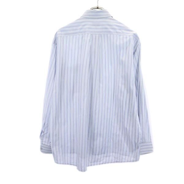 KENZO HOMME Striped Pattern Long Sleeve Shirt 3 Blue Men's Used