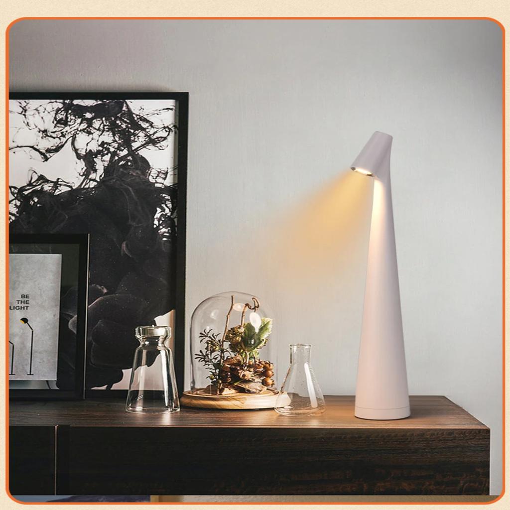 New Elegant USB Charging Vertical Pole Desk Lamp for Bedroom Bedside Table