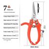 Professional SK5 Pruning Shears: Garden Grafting & Trimming Tools for Plants, Flowers & Tree Branches.
