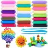 Eclet (Pack Of 12) Air Dry Clay, Colorful Children Soft Clay, Creative Art Crafts, Gifts For Kids-Multi Color. Non-Toxic
