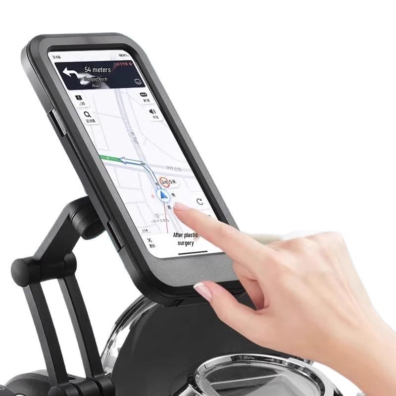 Shockproof Waterproof Phone Mount for Motorcycles, Bicycles, and Cars