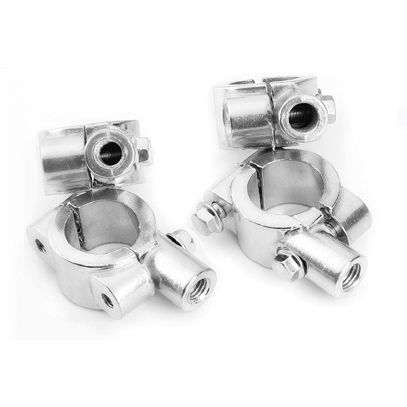 

Крепление для зеркала мотоцикла 8 мм 10 мм Модифицированное сиденье зеркала заднего вида мотоцикла Адаптер кронштейна зеркала мотоцикла Кронштейн на руль M8 Anti-Clockwise серебряный