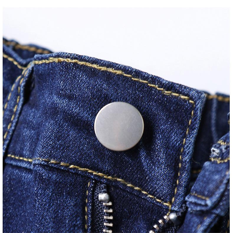 Dimanaf 2025 Spring Women Blue Jeans Pants Female Elastic Basic High Waist Trousers Long Pants