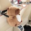 Capybara Plush Car Tissue Holder - Cute & Multifunctional