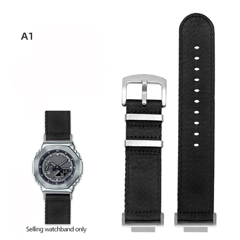 Nylonowy Pasek do Zegarka Canvas Dla GSHOCK Casio DW5600 DW-5600 GA110 GA100 GA120 GM2100 GA2100 GA2110 Zmodyfikowany Pasek Sportowy Pasek