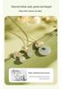 Teqia Women's S925 Sterling Silver Ginkgo Leaf Necklace with Hetian Jade Pendant