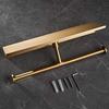 Golden Toilet Paper Holder, Bathroom Shelf, Hotel Paper Roll, Brass Toilet Paper Holder, Kitchen Bathroom Roll Paper Holder