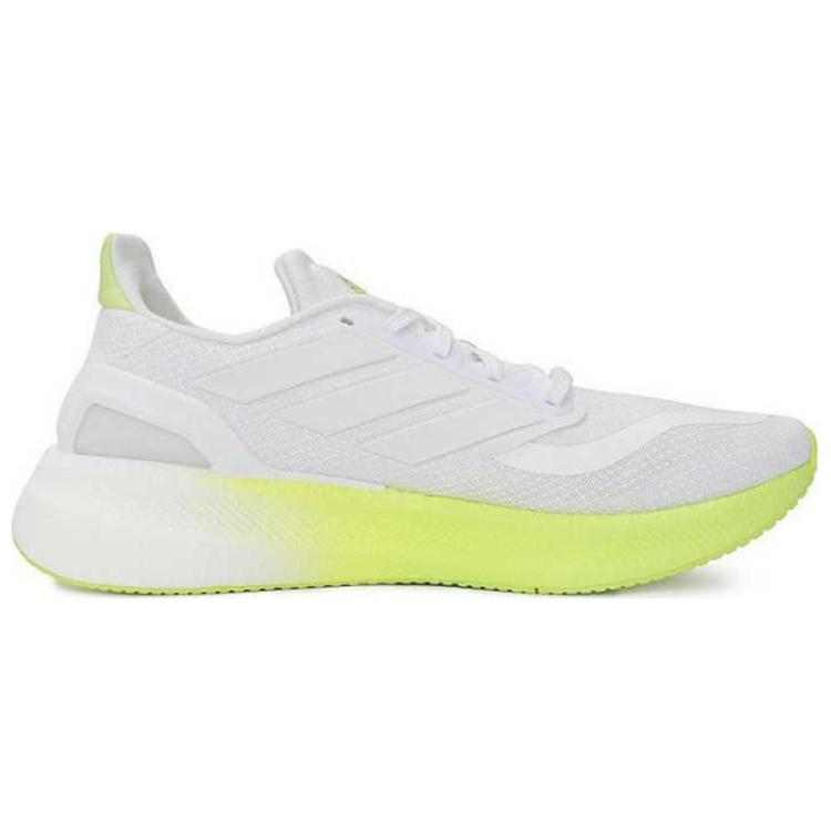 

новые кроссовки Adidas PUREBOOST 5 с амортизацией, нескользящей подошвой, низкие, повседневные, для бега, унисекс, бело-желтые 40.5