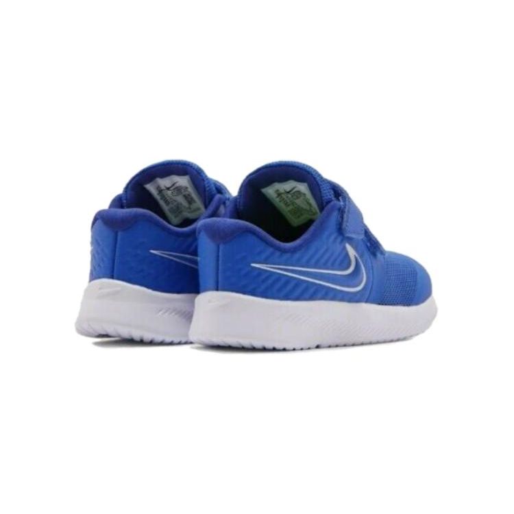 Nike Star Runner 2 Confortable Léger Antidérapant Amortissant Basse Cheville Chaussures de Marche Baskets pour Bébé Bleu Foncé AT1803-400