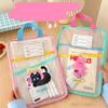 Transparent Cartoon File Bag Multifunctional File Folder Bag Durable Test Paper Storage Bag  Kids