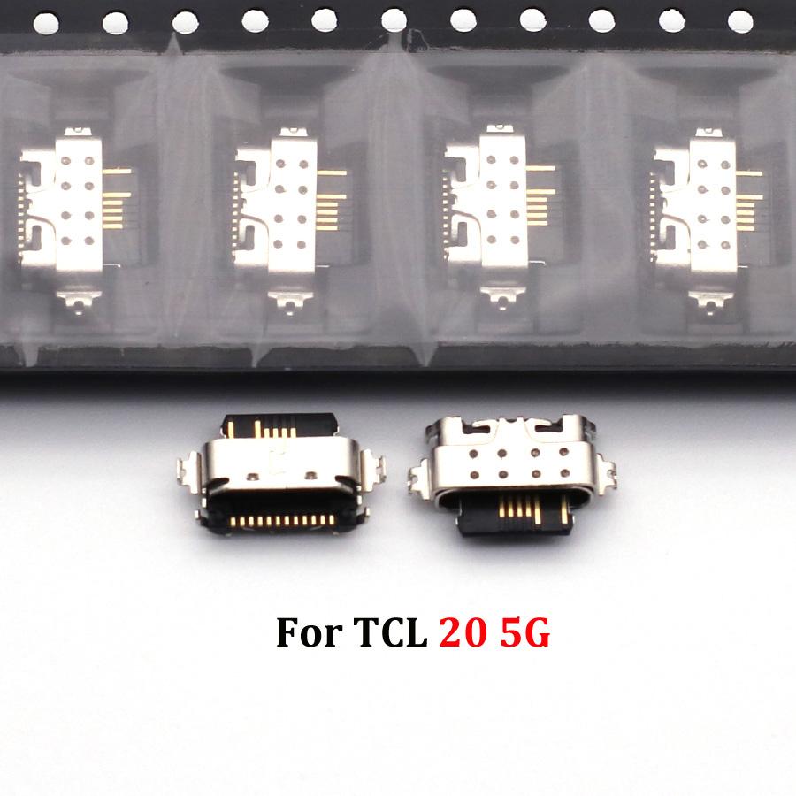 5PCS USB Charge Port Jack For TCL 10 Plus 10L 10SE 20 5G 20 Pro Se XE 20L 20R 20Y 30 40 405 408 Dock Connector Charging Socket