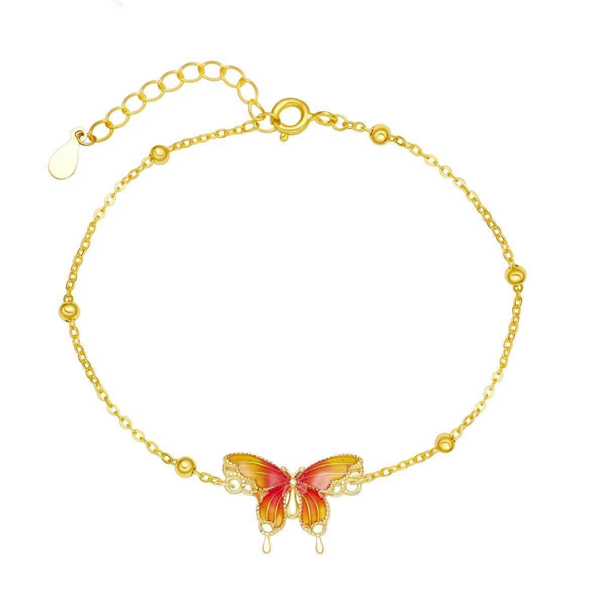 

Серебряная бабочка S925 жженого синего цвета, женская старинная эпоксидная подвеска в стиле ретро с натуральным жемчугом 925 Silver