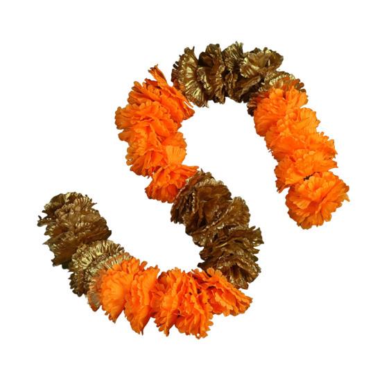 Diwali Marigold Garland Long Strands Artificial Flowers Hanging Pendants Thanksgiving