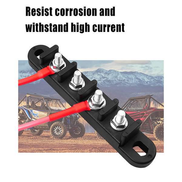 Black ABS Power Busbar Accessory Set for Honda Talon