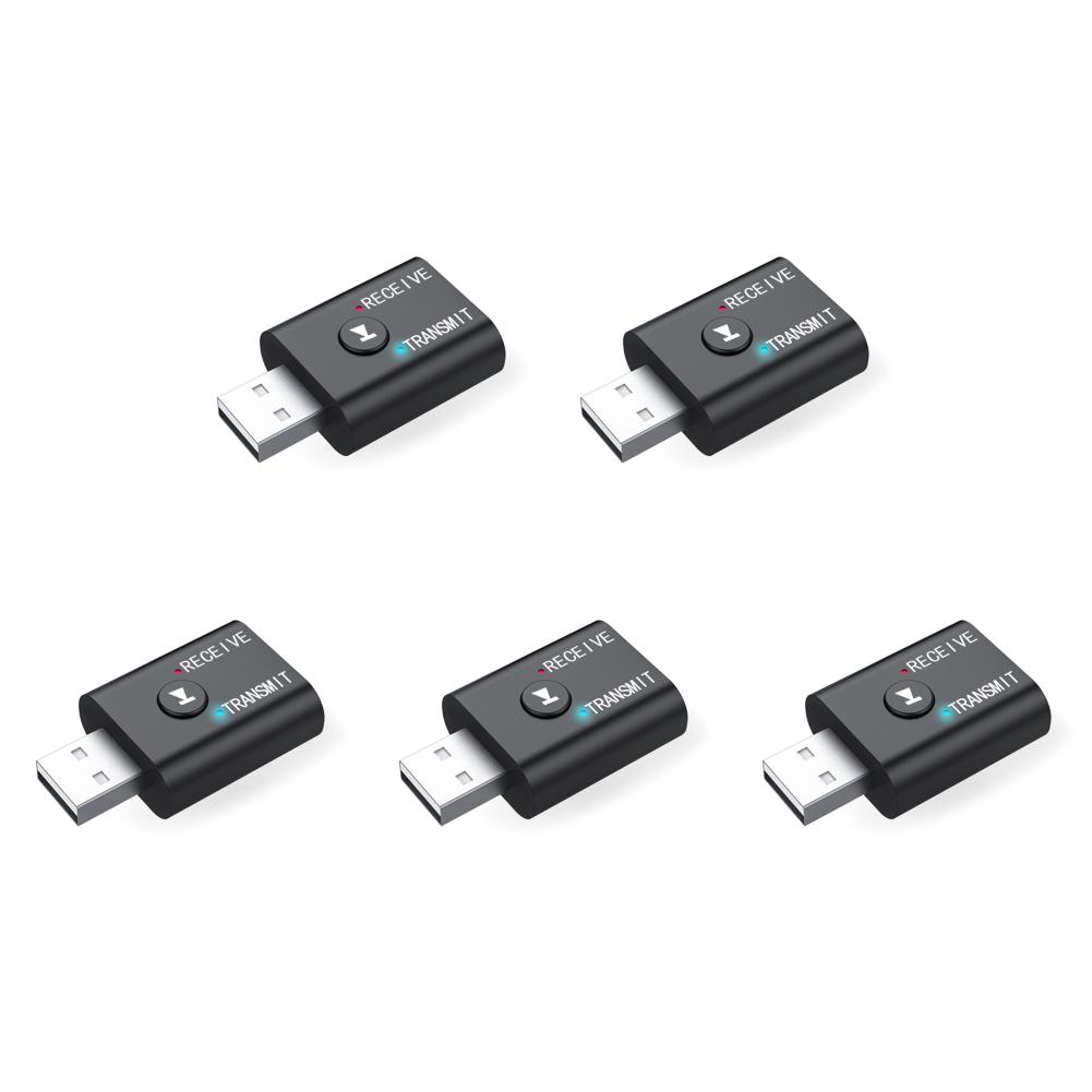 

2 in 1 USB Bluetooth-Compatible Adapter Wireless Laptop Headset Transmitter