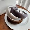 4CM Able Women's Satin Headbands Thick Sponge Padded Hairbands for Ladies Casual Hair Hoops Accessories