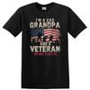 Dad Grandpa Veteran Nothing Scares Me Military T Shirt Patriotic Tee