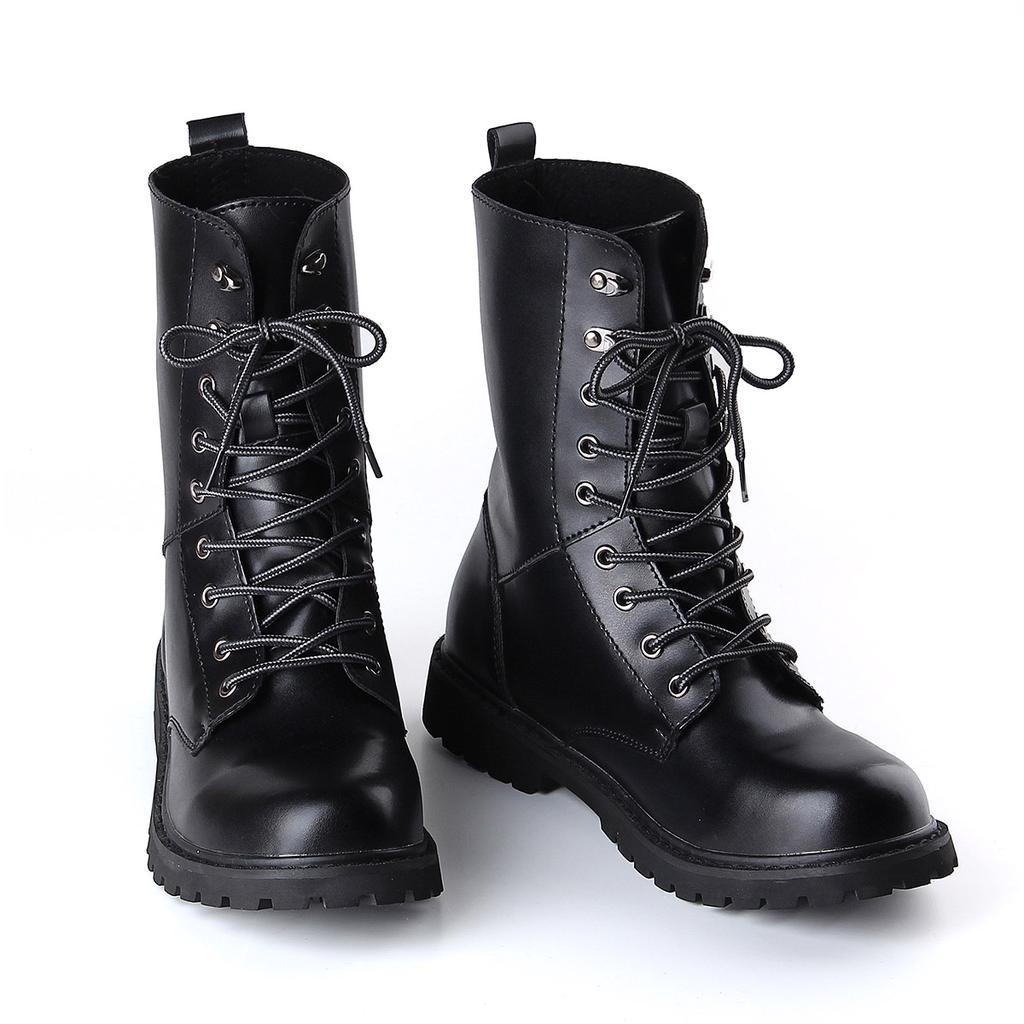 Bottes tactiques militaires pour hommes, bottines de Combat imperméables en cuir des forces spéciales, chaussures de travail de l'armée