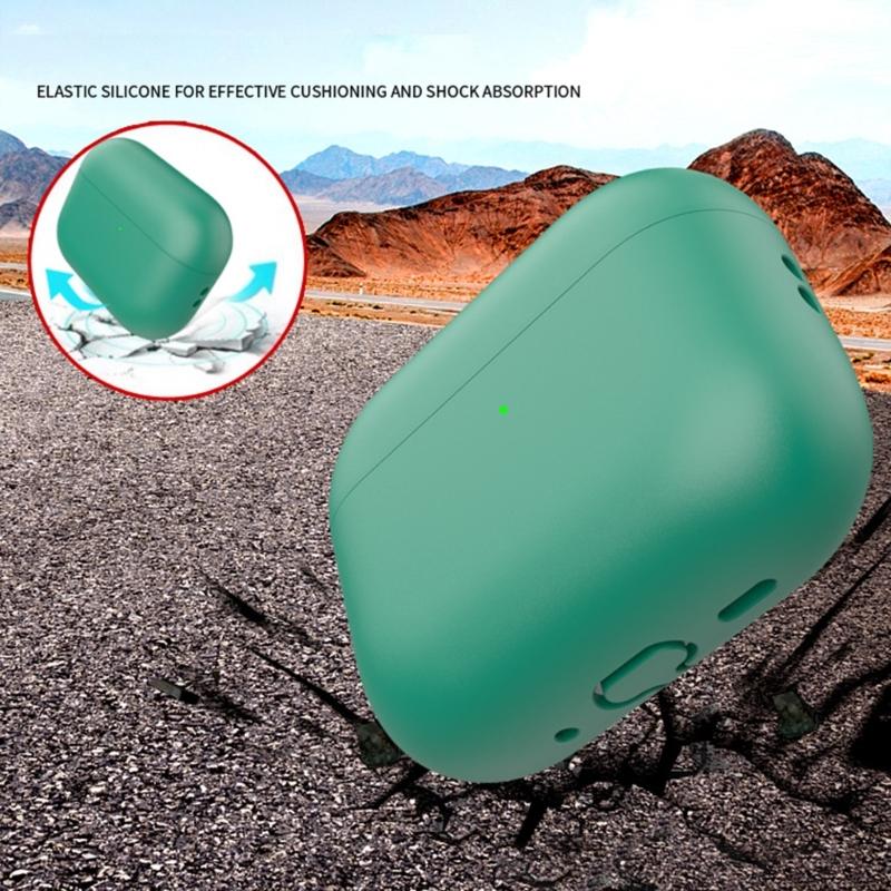 Portable Headphone Cover Premium Flexible Silicone Full Body Protections Pouch Shell for Pro3 Earbuds Active Users