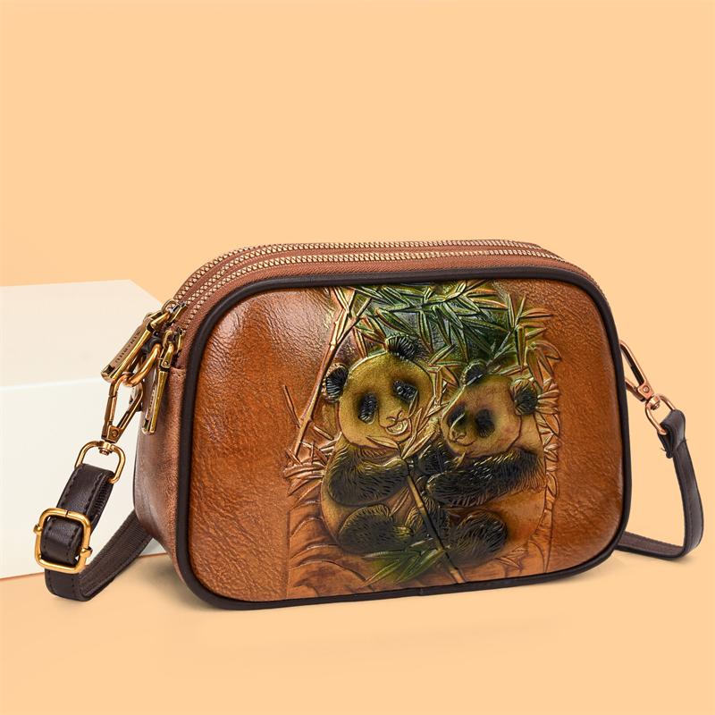2026 Luxury Multilayer Embossing PU Leather Women Shoulder Crossbody Bag Vintage Large Capacity Female Tote Bag Purse Sac A Main