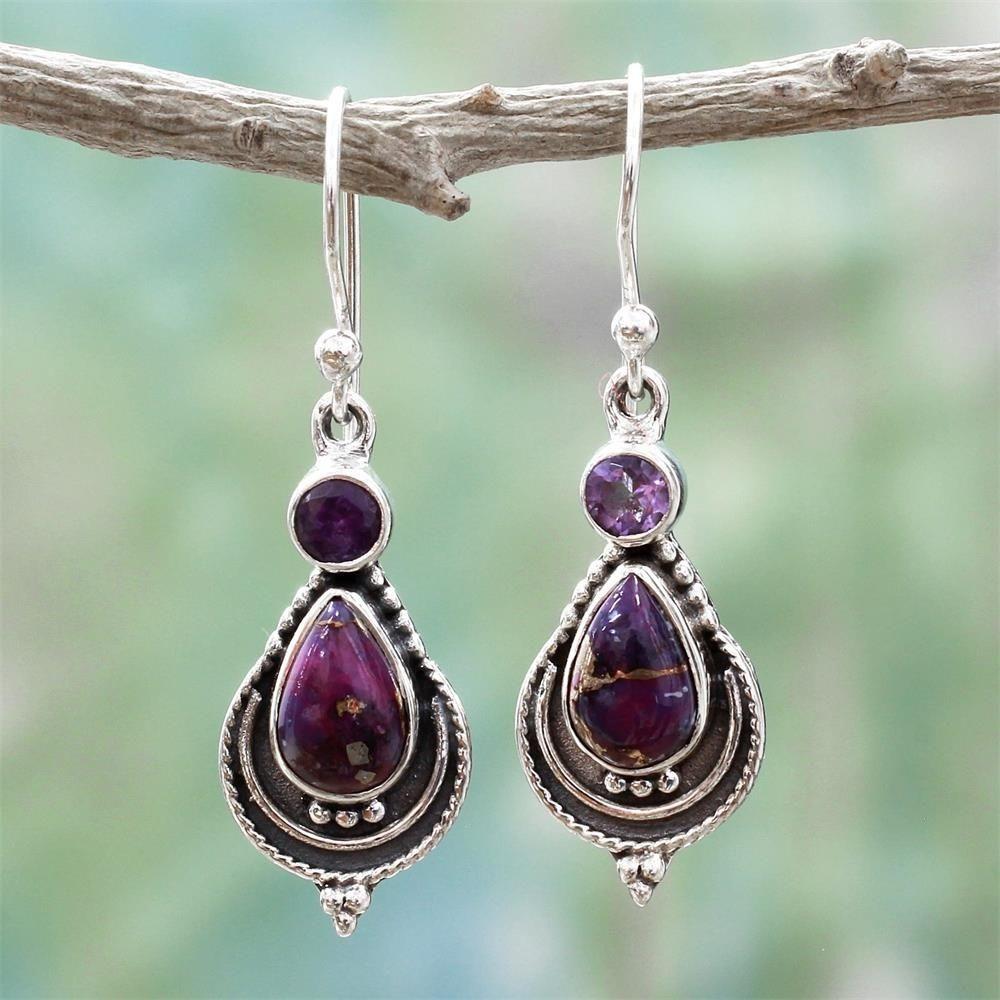 Rhinestone Geometric Drop Earrings Fashion Elegant Enamel Leaf Earrings Gift Jewelry Rhinestone Dangle Earrings for Women