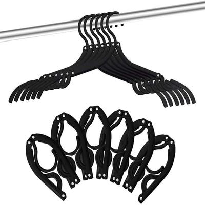 Juego de 6/12/18 Perchas de viaje Portátiles Ligeras Plegables Antideslizantes Perchas Plegables Tendedero Accesorios de viaje