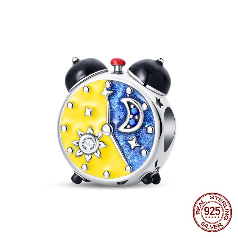 Original 100% Copper Pocket Watch Beads Camera Adventure Backpack Charms Fit Bracelet Diy Jewelry Making Women Gift