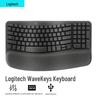 Logitech Wave Keys Ergonomic Wireless Keyboard with Numpad